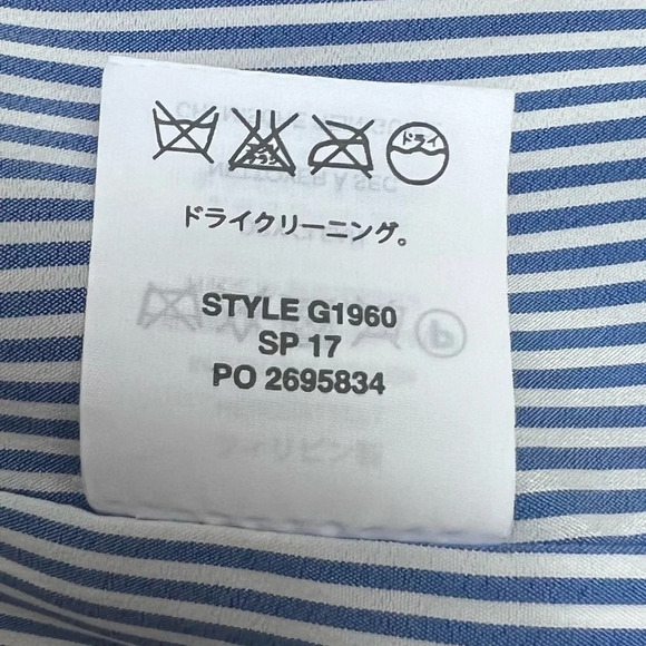 NWOT J. Crew Regent Blazer Blue Chambray Ruffled Trim Classic Preppy Women’s 4 - Picture 13 of 14